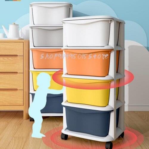Thickened Drawer Storage Cabinet Household Multi-layer Storage Cabinet Childrens Baby Wardrobe Baby Toy Storage Cabinet