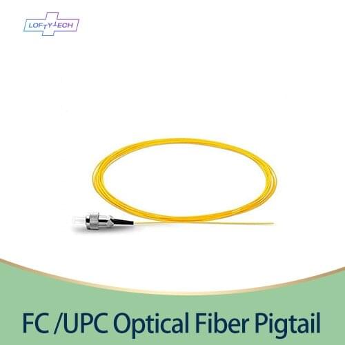 50 pieces Free Shipping FC /UPC Single Mode Fiber Optic Pigtail 9/125 Optical Fiber Pigtail 0.9mm