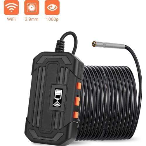 Wirelessly Fidelity Connected Industrial Endoscopy Borescope Inspection Camera Built-in 6pcs Dimmable Adjustable Brightness LEDs