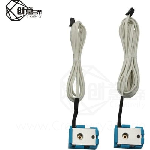 Caridge-Style V6 Heater Block + NTC 3950 cartridge thermistor + 0.4mm nozzle Silicone Sock V6 kit for 3d printer parts