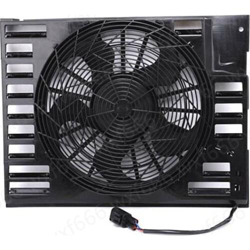 Air conditioning electric fan Suitable for E65 E66 735LI 745LIb mw760LI Air conditioner fan Water tank electric fan Cooling fan