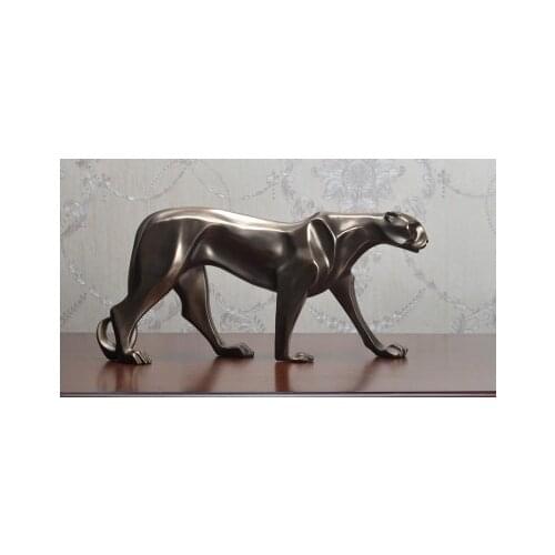 European-style creative household leopard living room wine cabinet desk for wealth display American bridal s Homeroom