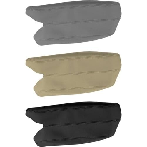 50LC Auto Console Lid Armrest Cover Armrest Cover Microfiber Leather Cover for Acura RDX 07-12