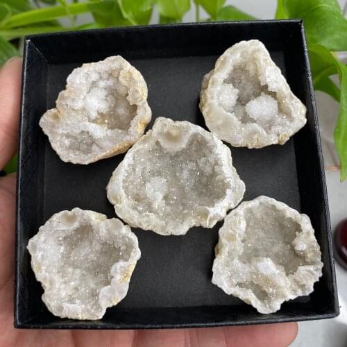 Natural Geode Crystal Agate Slice Druzy Crystal Cluster Natural Healing Druse Quartz Cluster Minerals Reiki Healing Crystal Deco