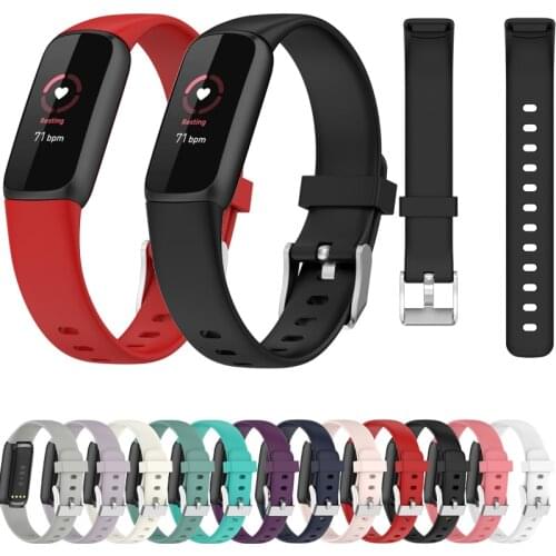2021 New Silicone Band For Fitbit Luxe Soft Sports Watch Wrist Strap Loop For Fitbit Luxe Bracelet Replacement watchband