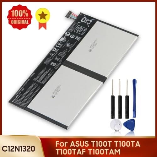 Genuine Replacement Battery C12N1320 For ASUS T100T T100TAM T100TAF T100TA Original Tablet Battery 7900mAh