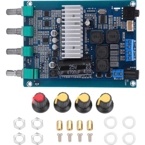 Signal Generator TPA3116 D2 5.0 Bluetooth Amplifier Board High Power 2.0 Digital Household Power Amplifier Board DC 12V24V
