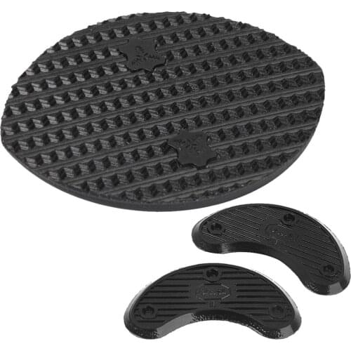Anti Slip Woman Shoe Sole Heel Stick & Tips Rubber Shoe Repair Pads Set M