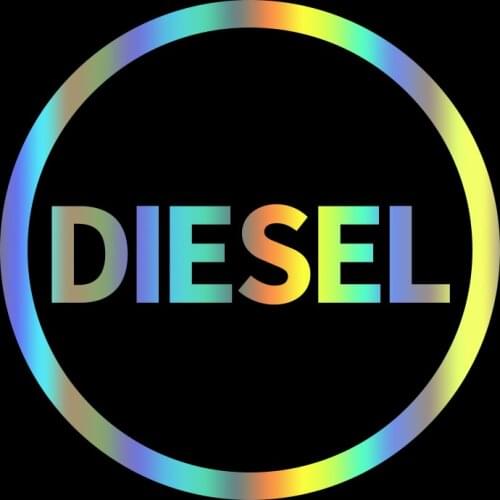 S51459# Various Sizes/Colors Car Stickers Vinyl Decal DIESEL ONLY DIESEL Fuel Motorcycle Decorative Accessories Creative