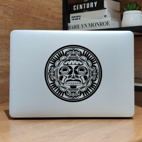 Mayan Sculpture Laptop Sticker for Macbook Decal Pro 16" Air Retina 11 12 13 14 15 inch Vinyl Mac Surface Book HP Notebook Skin