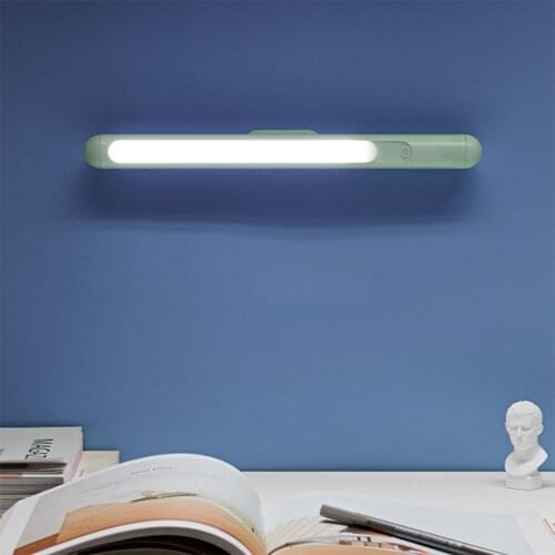LED Clip Cabinet Lamp Wall Reading Light Stick on Bed Lamp Built-in 1500mAh Battery Operated Magnetic Touch Control