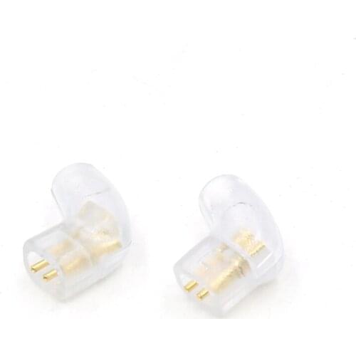 High quality one pair 90 Degree Westone W4r UM3X UM3RC ue11 ue18 JH13 JH16 ES3 0.78mm Earphone Pins Plug For DIY Cable