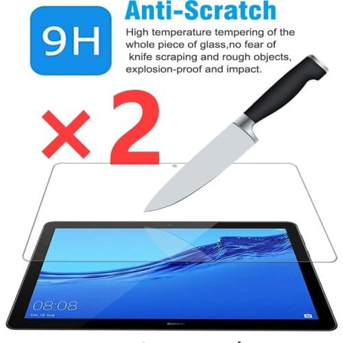 2pcs Tempered Glass Huawei for MediaPad T3 10 9.6 Inch Full Screen Protector 9h Tablet Protective Film for MediaPad M5 T3 10 9.6