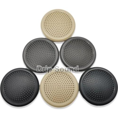 For 1.5" inch Tweeter Speaker Grill Cover Car Audio Decorative Circle Plastic Mesh Grille Protection Black/Grey/Beige