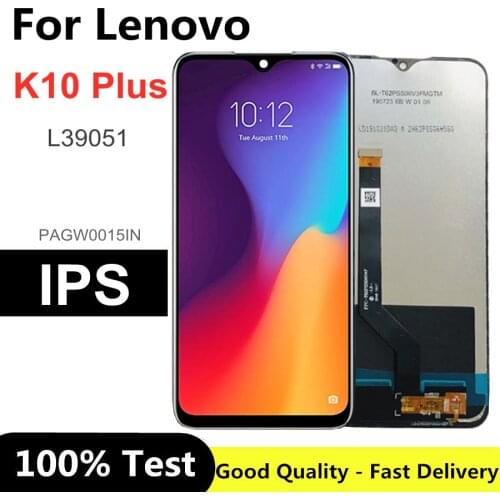 6.22" For Lenovo K10 Plus LCD Display Touch Screen Sensor Digitizer Assembly For Lenovo L39051 K10Plus K10 PLUS lcd