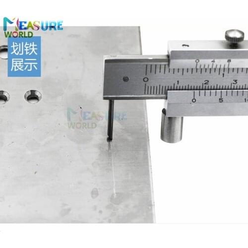 0-200mm 8inch Parallel Cross Vernier Caliper With 2 Carbide Scriber/Needle Marking Gauging Ruler Marking Measuring Instruments