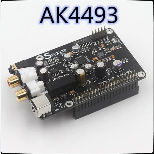 1PCS) R93 AK4493 digital broadcast network player DAC connected to I2S 384K DSD 128 New and original
