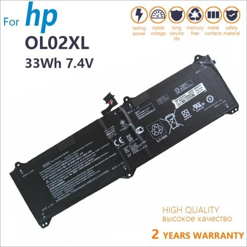 100% Genuine OL02XL Original Battery for Replacement Battery for 1011 Series 750549-001 2C New Batteria with tracking number