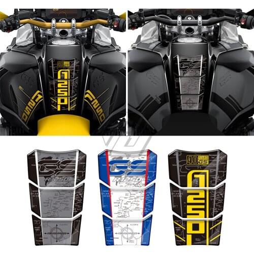 For BMW Motorrad R1250GS Adventure 2019-2022 3D Resin Motorcycle Tank Pad Sticker - 40 Years GS