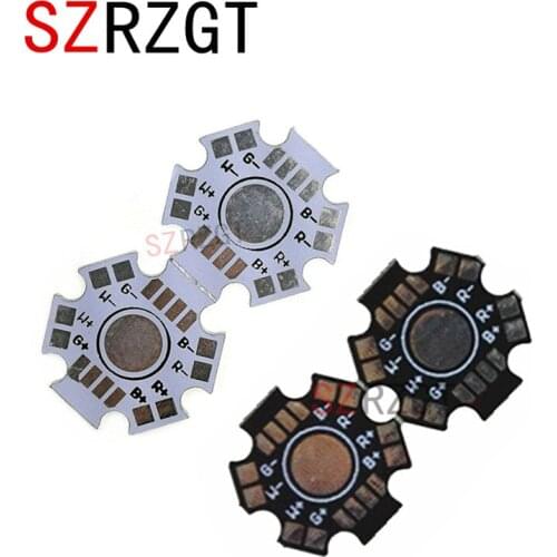 8pin Heat Sink LED Aluminum Base Plate PCB Board Substrate 20mm Star Kit DIY Cooling Heatsink 20 mm for RGBW 4pin chip