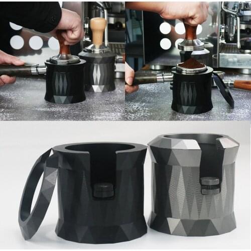 Portafilter Holder Rack Aluminum Alloy Coffee Handle Tampering Station Seat Barista Tool for Cafe