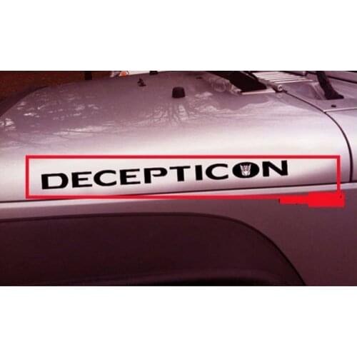 For 2xDecal sticker for Wrangler kit Decepticon low range transfer case snorkel Car Styling