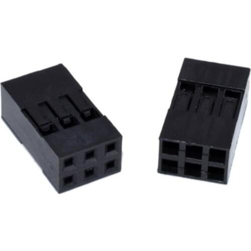 2.54mm double row 4P 6P 8P 10P 12P 14P 16P 18P 20P 22P 24P 40PIN dupont connectors plug plastic shell Housing