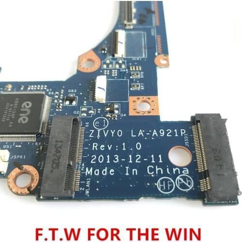 FRU:90005926 SR16Z SR1EB ZIVY0 FOR Lenovo YOGA2 13 Laptop Motherboard I7-4500U/4510U 8GB RAM LA-A921P 100% Tested working