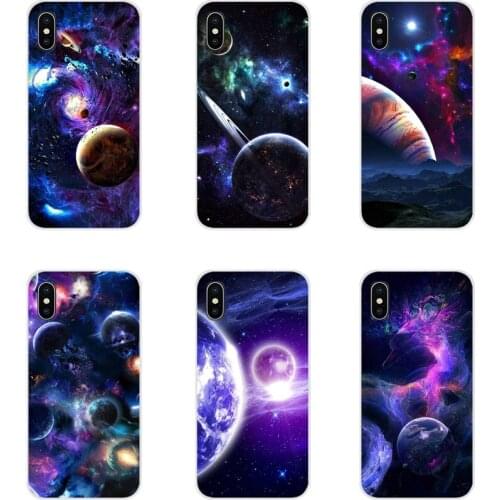 For Samsung Galaxy A3 A5 A7 A9 A8 Star A6 Plus 2018 2015 2016 2017 Glossy Space Planet Accessories Phone Cases Covers