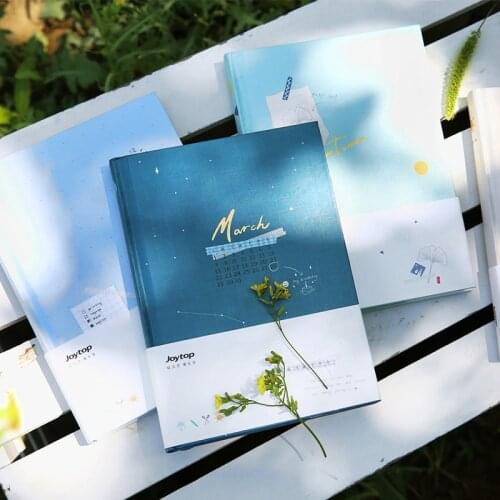 JOYTOP Full Color Page Hardcover Notebook A5 Literary Illustrations Notebook 1PCS