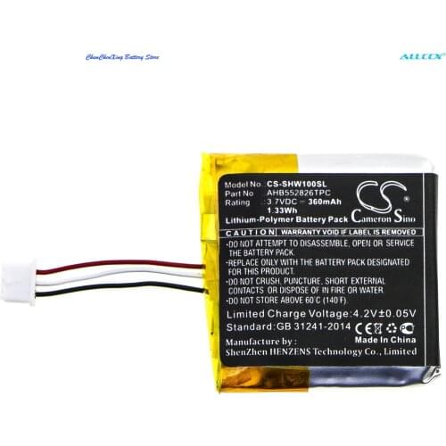 Cameron Sino 360mAh Wireless Headset Battery for Sennheiser SDW 10,SDW 10 HS,SDW 5013,SDW 5014,SDW 5015,SDW 5016,DW 10