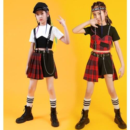 Jazz Dance Outfit Summer Girl Sets Cheerleader Uniform Designer Clothes Festival Clothing Stage Costume Moden Dancewear DL7702