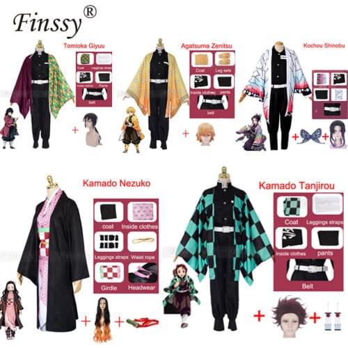 Anime Kimetsu No Yaiba Full Cosplay Costume Demon Slayer Festival Costume For Adult Coplay Costume