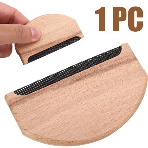 Clothing Lint Remover Brush Wooden Clothing Care Lint Remover Fabric Remove Fuzz Comb Household Clean Trimmer