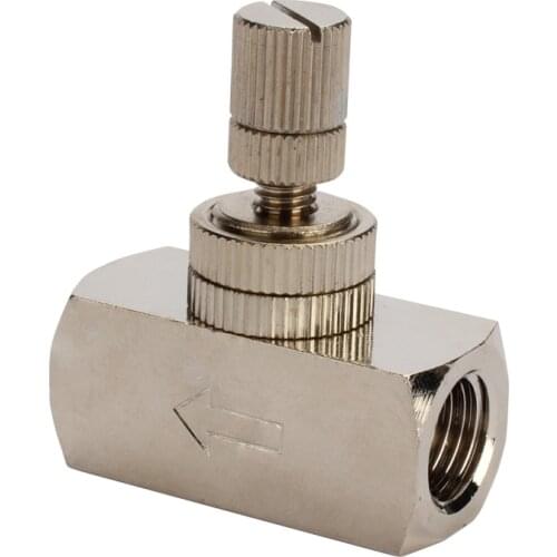 1/4''brass needle regulating valve flow control metering valve regulating proportion valve switch pure water machine