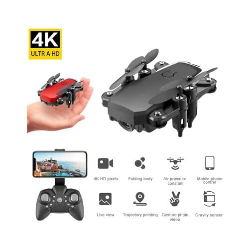 Mini Drone with 4K Camera HD Foldable Drones One-Key Return FPV Quadcopter RC Helicopter Quadrocopter Kids Toys