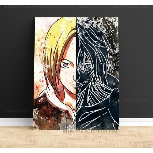 Annie Leonhart Attack on Titan Half Monster Poster Canvas Wall Art Painting Decor Pictures Bedroom Study Home Decoration Prints