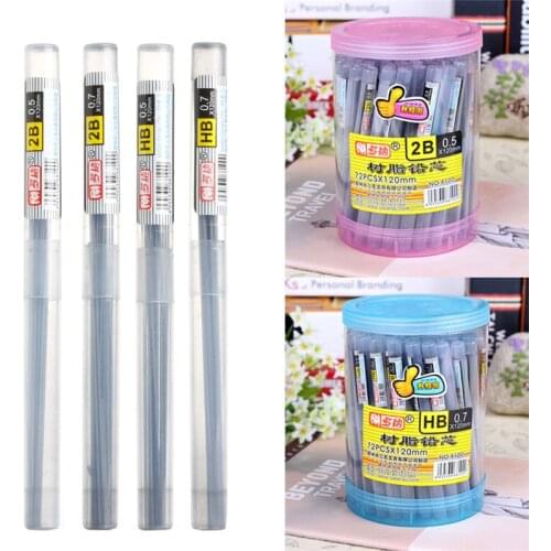 New Style 2B HB Lead a Refill Tube 0.5 mm/0.7 mm Automatic Pencil Lead School Office Supplies C26