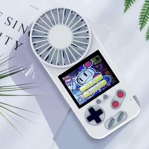 Mini Gameboy Handheld Fan Portable Game Console Kipas Budak USB Retro Classic 500 Games