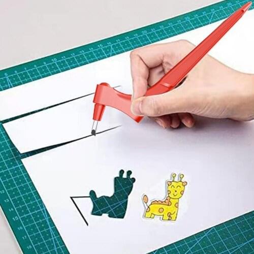 Craft Cutting Tools Craft Engraving Pen 360-degree Rotating Stainless Steel Sharp DIY Art Paper Scrapbooking Stencil Cutter