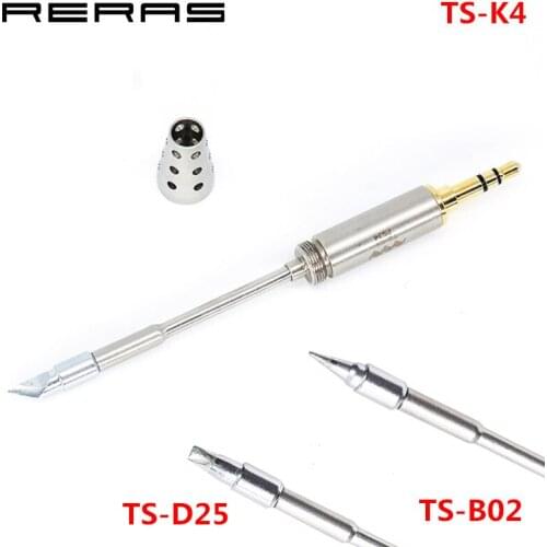 TS-K4 TS-D25 TS-B02 TS-J02 TS-BC2 BC02 Original Soldering Head for TS80 Replacement Solder Tip Soldering Tools Set TS D25 J02
