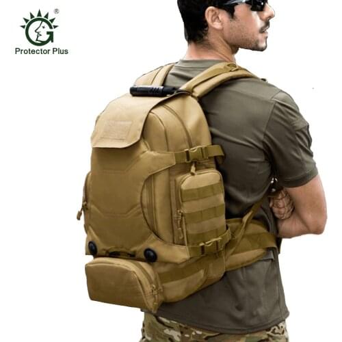 40L Outdoor Tactical Backpack Camping Bag Waterproof Mountaineering Hiking Backpacks Molle Sport Bag Climbing Rucksack
