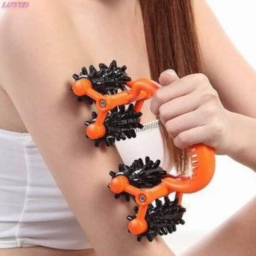 New Wheel Roller Massager Plastic Body Care Promote Blood Circulation Massage Tool for Neck Waist hotsale 1pc