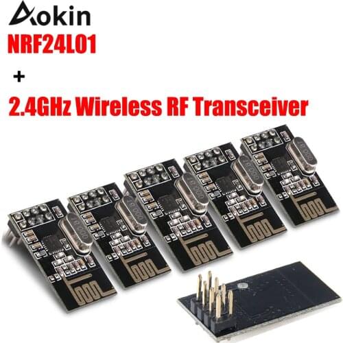 5 Pcs NRF24L01+ 2.4GHz Wireless RF Transceiver NRF24L01 wireless data transmission module 2.4G for Arduion diy kit