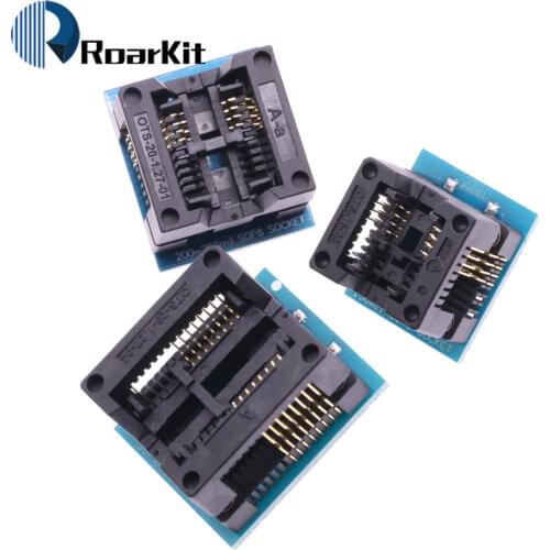 SOP16 to DIP8 Adapter+SOP8 150mil 200mil 208mil 209mil Socket Suitable for EZP2010 EZP2013 CH341A TL866CS TL866A Programmer