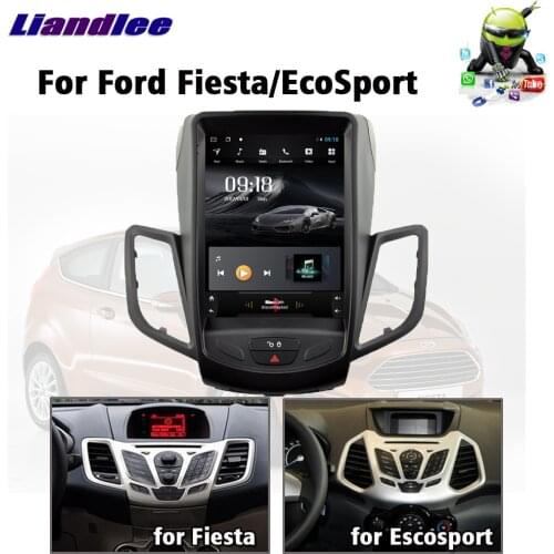 Car Multimedia Player For Ford Fiesta ST/EcoSport 2013-2017 Radio Android DVD GPS MAP Navigation System Tesla Vertical Screen
