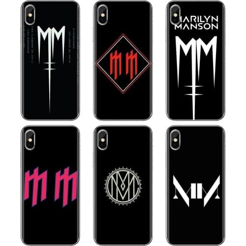 For Huawei P7 P8 P9 P10 P20 P30 P40 Lite Plus Pro 2015 2016 2017 Mini Accessories Bag Case Brian Hugh Warner Marilyn manson logo