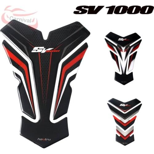 For Suzuki SV1000 SV1000S 3D Resin Tank Pad Protector for Motorcycle Decal Sticker