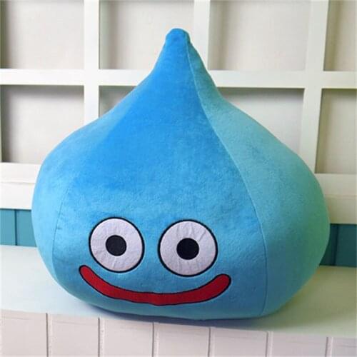 Game Dragon Quest Cosplay Plush Toy Doragon Kuesuto Slime And Slime King Figure Doll Big Soft Pillow 48/55cm For Gift