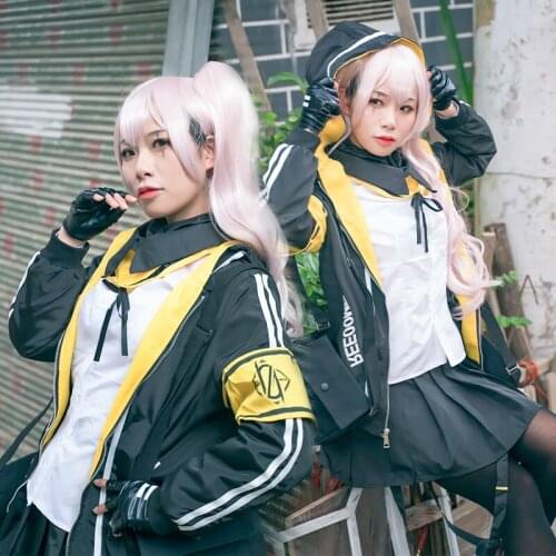 JEMMA LEONG Anime Cosplay Game Girls Frontline UMP45 Costume For Women Girl Battle Unifrom Role Play Performance Show